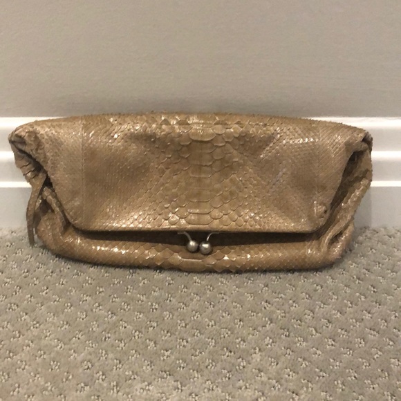 Devi Kroell | Bags | Authentic Devi Kroell Python Clutch | Poshmark